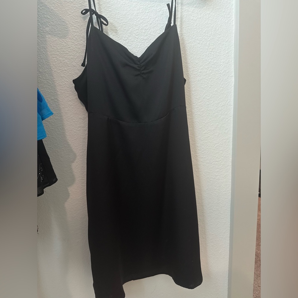 BP Black Spaghetti Strap Slip Dress